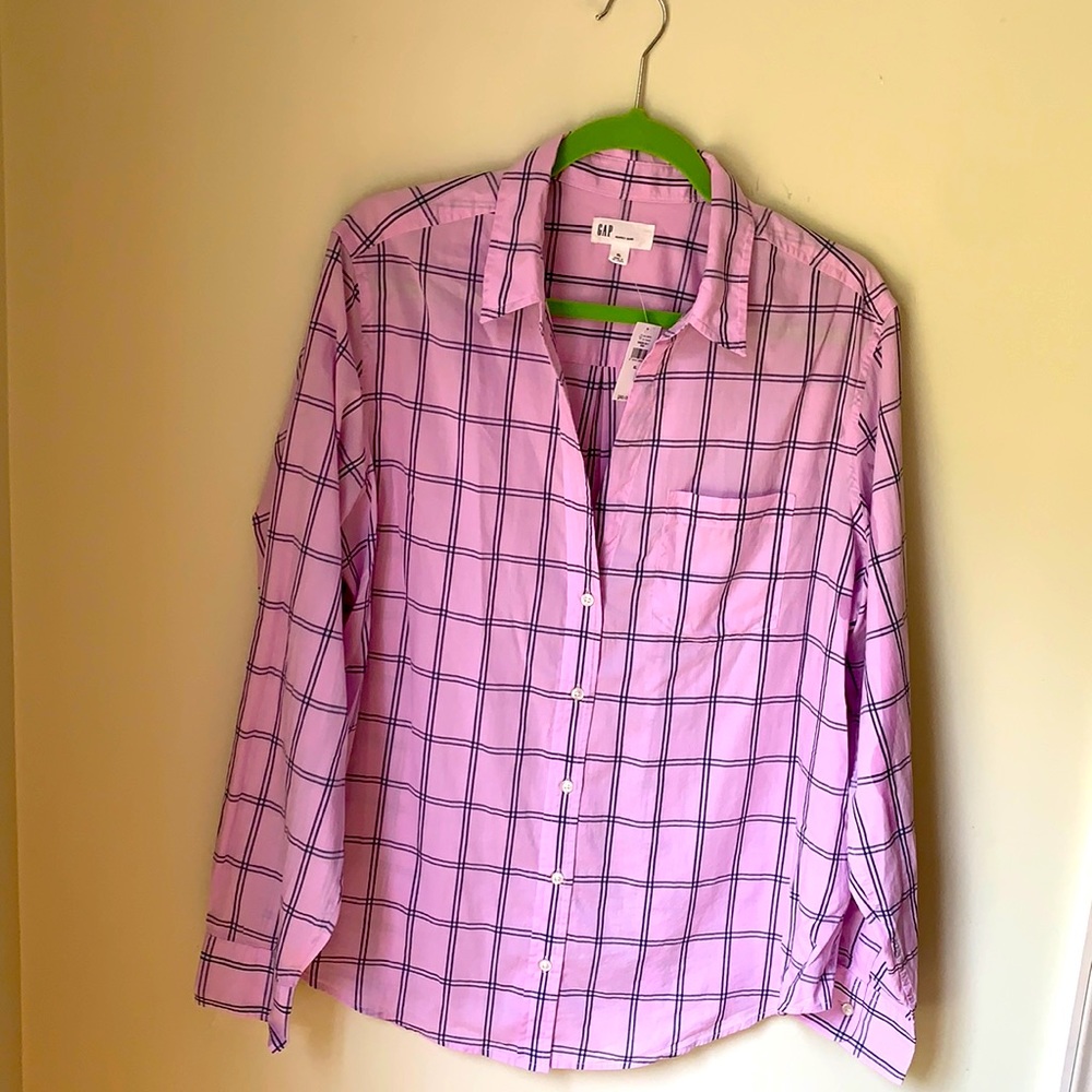 Gap cotton button down XL new with tags